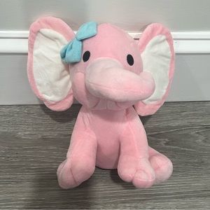 Pink Plush Elephant